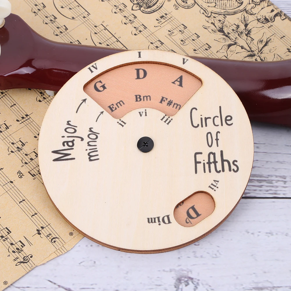 Circle of Fifths Wheel Wooden Melody Tools Circle Wheel Expand Your Playing Ability Song Writing And Musical Educational Tool
Circle of Fifths Wheel Wooden Melody Tools Circle Wheel Expand Your Playing Ability Song Writing And Musical Educational Tool