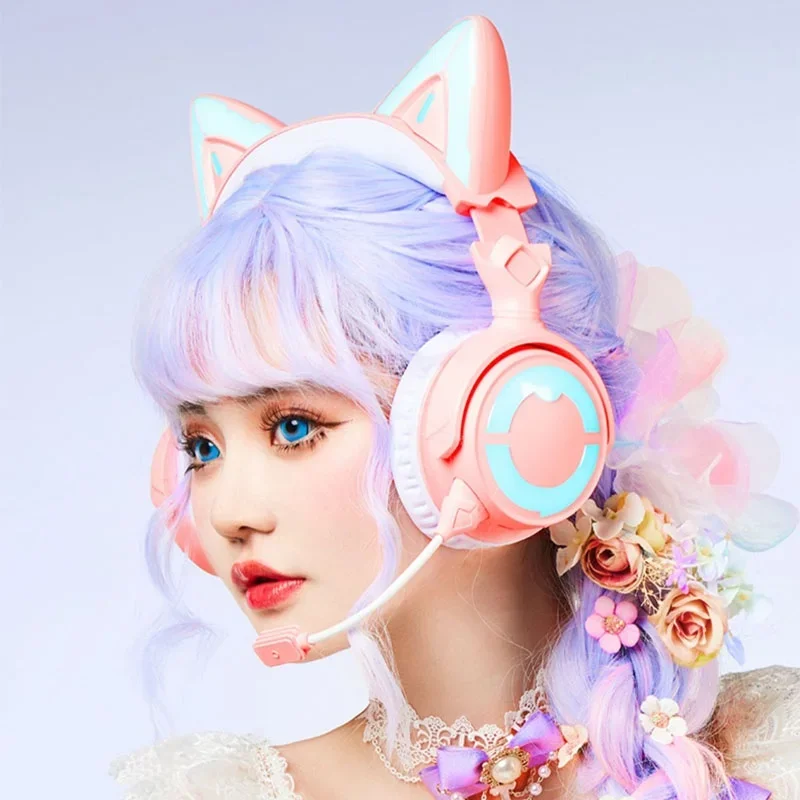 Наушники Cat Ear 3G с шумоподавлением, игровые наушники для киберспорта, беспроводные наушники Bluetooth, женские компьютерные наушники для рабочего стола
Наушники Cat Ear 3G с шумоподавлением, игровые наушники для киберспорта, беспроводные наушники Bluetooth, женские компьютерные наушники для рабочего стола