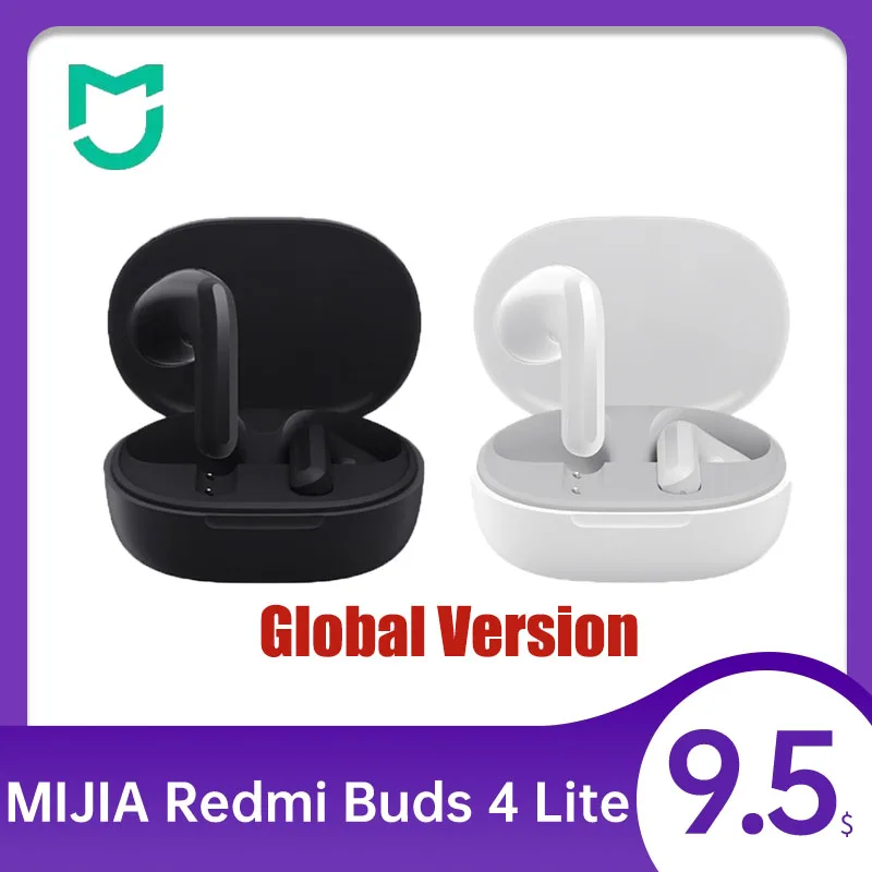 MIJIA Xiaomi Redmi Buds 4 Lite Bluetooth Earphone 5.3 TWS Active Noise Reduction Headphones 20 Hours Battery Life IP54 Earbuds
MIJIA Xiaomi Redmi Buds 4 Lite Bluetooth Earphone 5.3 TWS Active Noise Reduction Headphones 20 Hours Battery Life IP54 Earbuds