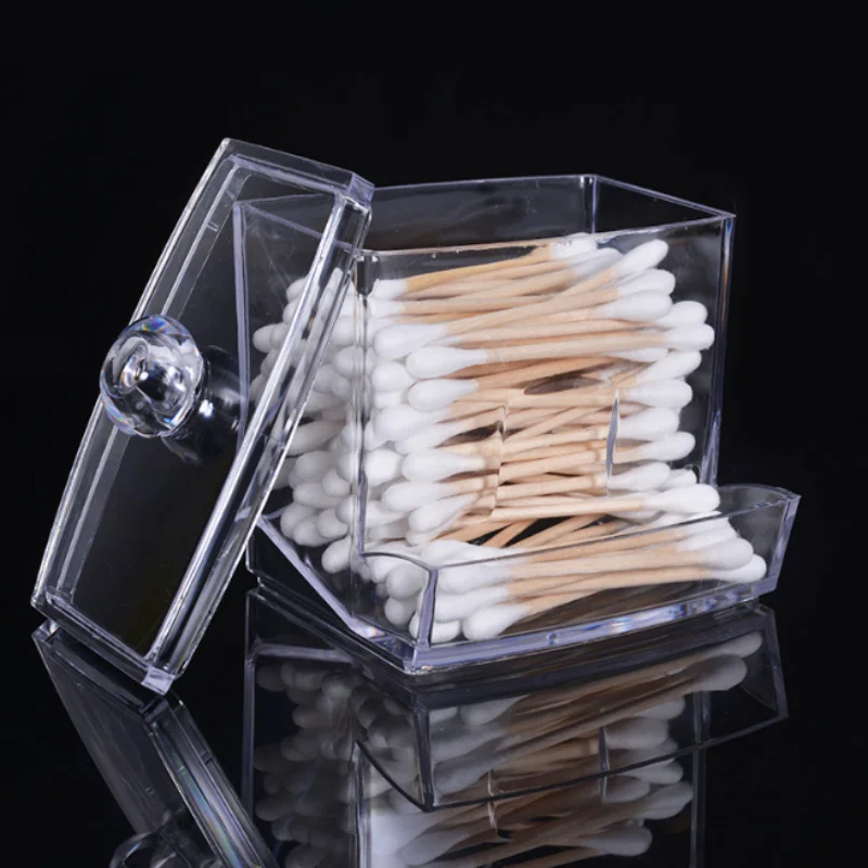 Crystal Box Plastic Cotton Swab Box Jewelry Box Transparent Storage Makeup Removal Cotton Box Cosmetic Cotton Can
Crystal Box Plastic Cotton Swab Box Jewelry Box Transparent Storage Makeup Removal Cotton Box Cosmetic Cotton Can