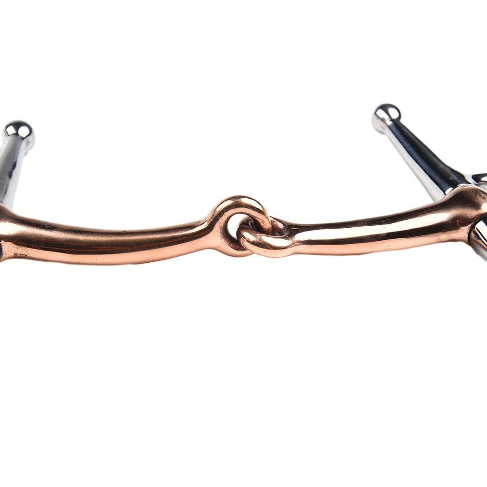 Durable High Quality Hot Sale Stainless Steel Horse Bit Full Cheek Snaffle Bit Copper Mouth Horse Tack Horse Bit
Durable High Quality Hot Sale Stainless Steel Horse Bit Full Cheek Snaffle Bit Copper Mouth Horse Tack Horse Bit