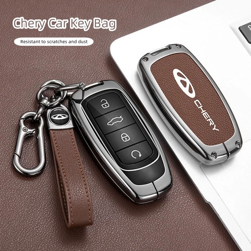 Zinc Alloy Car Remote Key Case Cover for Chery Tiggo7 5X plus 3X Car Protection Shell Keychain Bag Keyless Interior Accessories
Zinc Alloy Car Remote Key Case Cover for Chery Tiggo7 5X plus 3X Car Protection Shell Keychain Bag Keyless Interior Accessories
