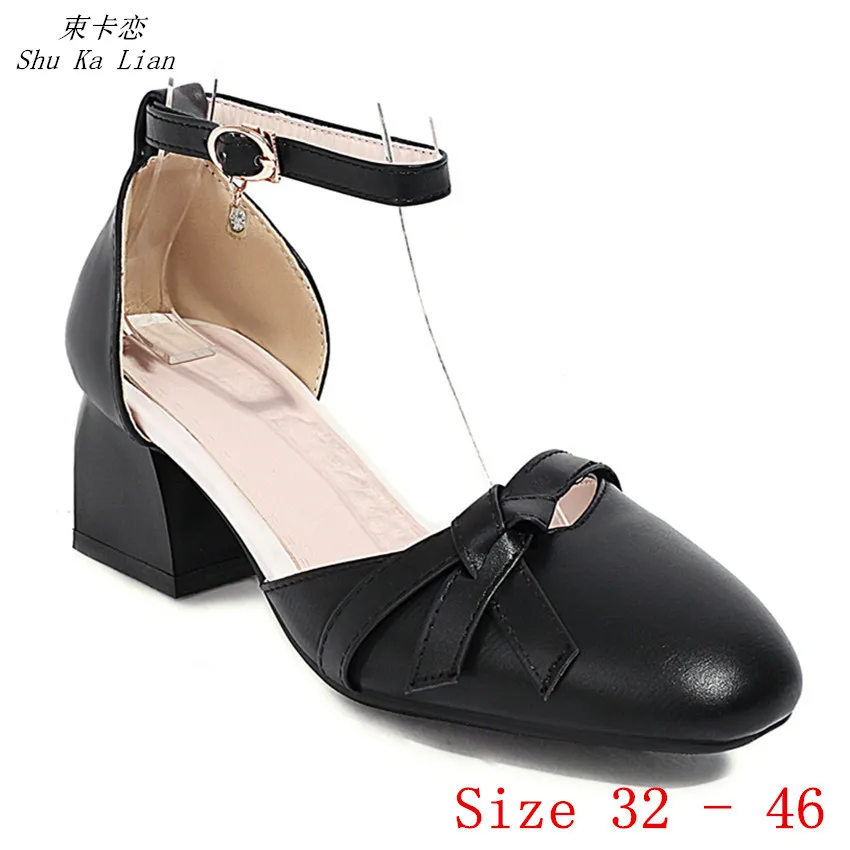 

Women Med High Heels Pumps High Heel Shoes D'Orsay Woman Party Shoes Kitten Heels Small Plus Size 32 33 - 40 41 42 43 44 45 46