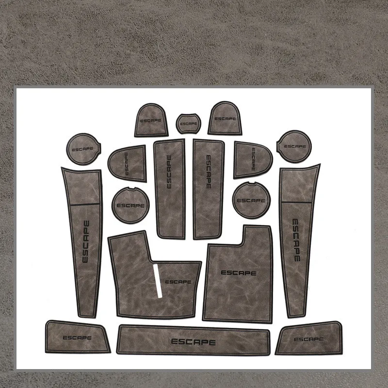 18pcs Car Leather Door Slot Mat Coaster Anti-skid Mat Storage Mat For Ford Escape Left hand drive Auto Accessories
18pcs Car Leather Door Slot Mat Coaster Anti-skid Mat Storage Mat For Ford Escape Left hand drive Auto Accessories