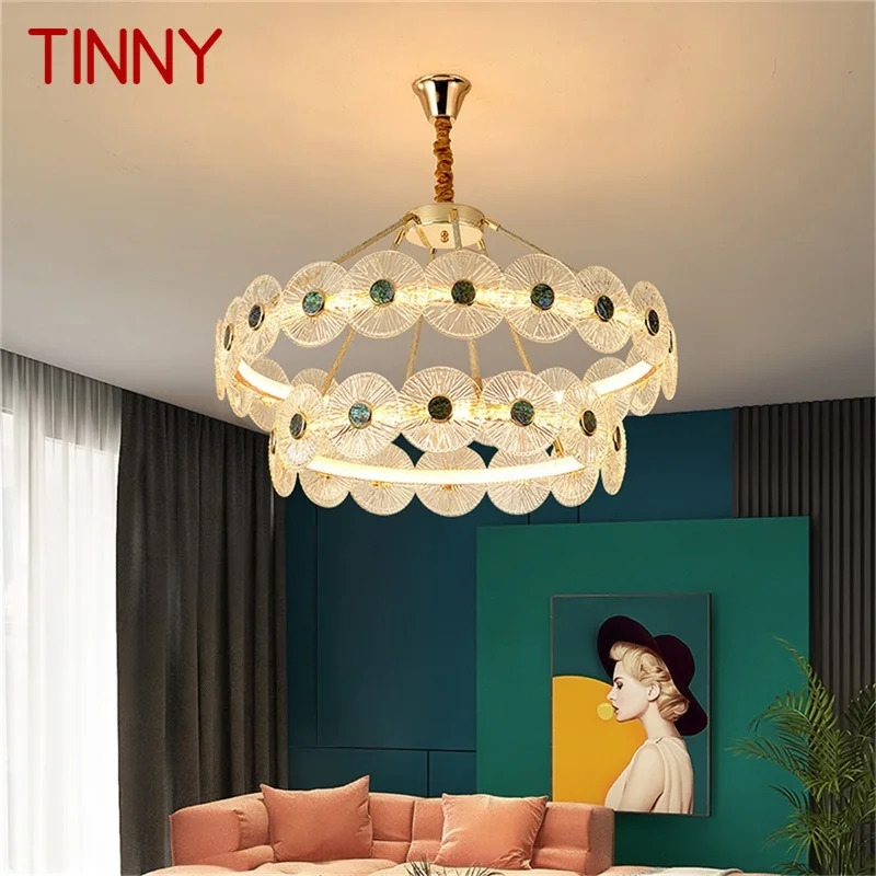 

TINNY Postmodern Chandelier Lamps LED Fixtures Pendant Lighting Home LED for Living Room Decoration