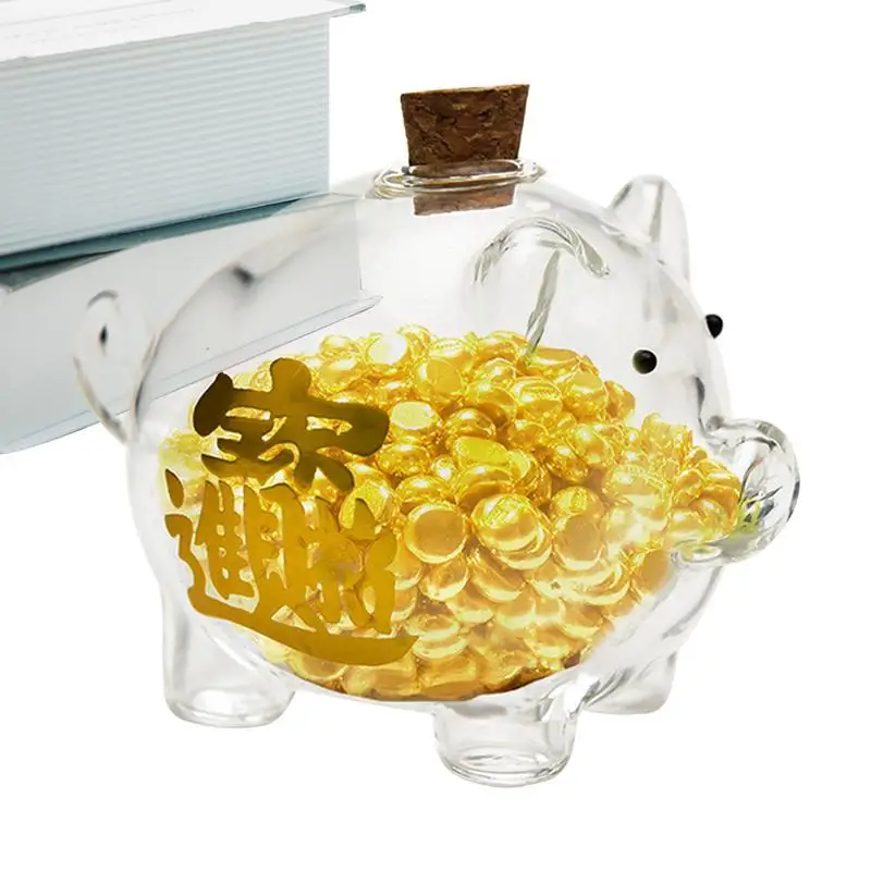 Cute Pig Coin Bank Cartoon Pig Piggy Bank Money Boxes Coin Saving Box Cute Transparent Glass Souvenir Birthday Gifts Toys
Cute Pig Coin Bank Cartoon Pig Piggy Bank Money Boxes Coin Saving Box Cute Transparent Glass Souvenir Birthday Gifts Toys