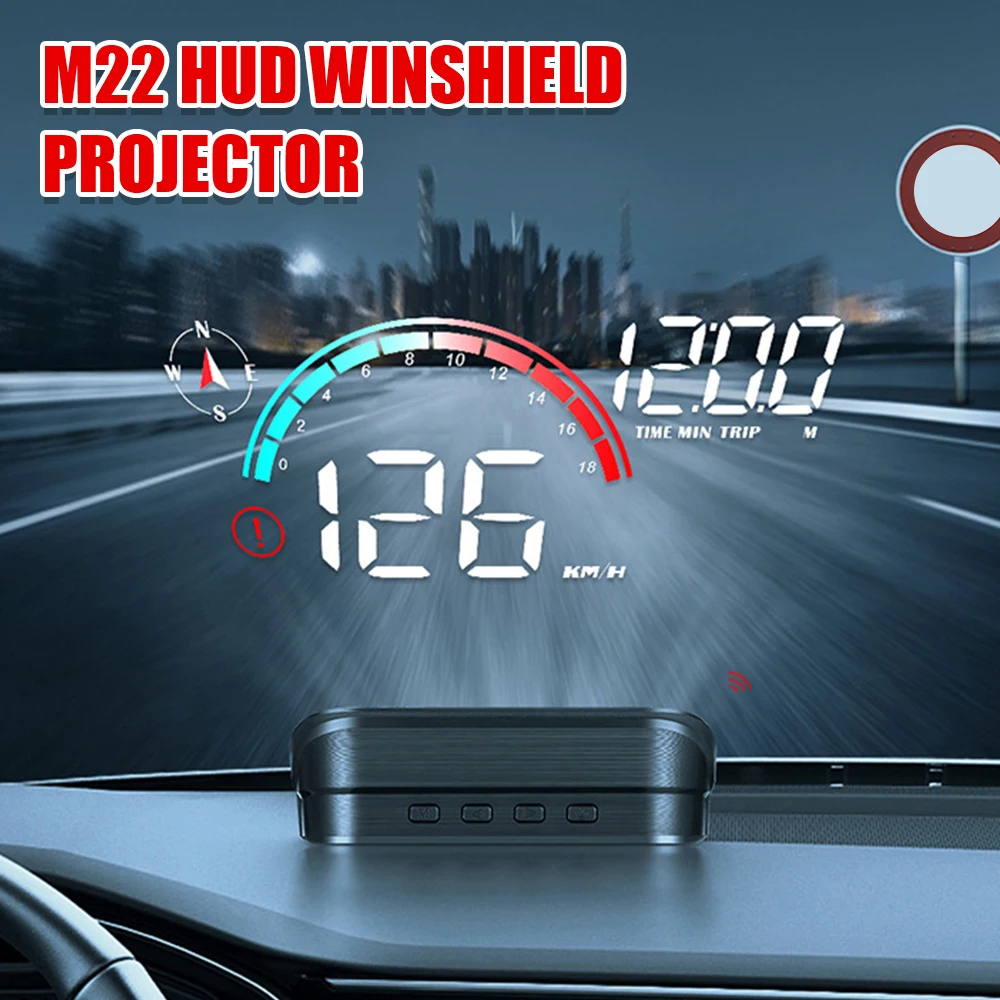 RPM MPH Gauge Digital Alarm Set Windshield Projector Car Head Up Display GPS Compass Clock Speed Meter Speedometer M22 HUD
RPM MPH Gauge Digital Alarm Set Windshield Projector Car Head Up Display GPS Compass Clock Speed Meter Speedometer M22 HUD