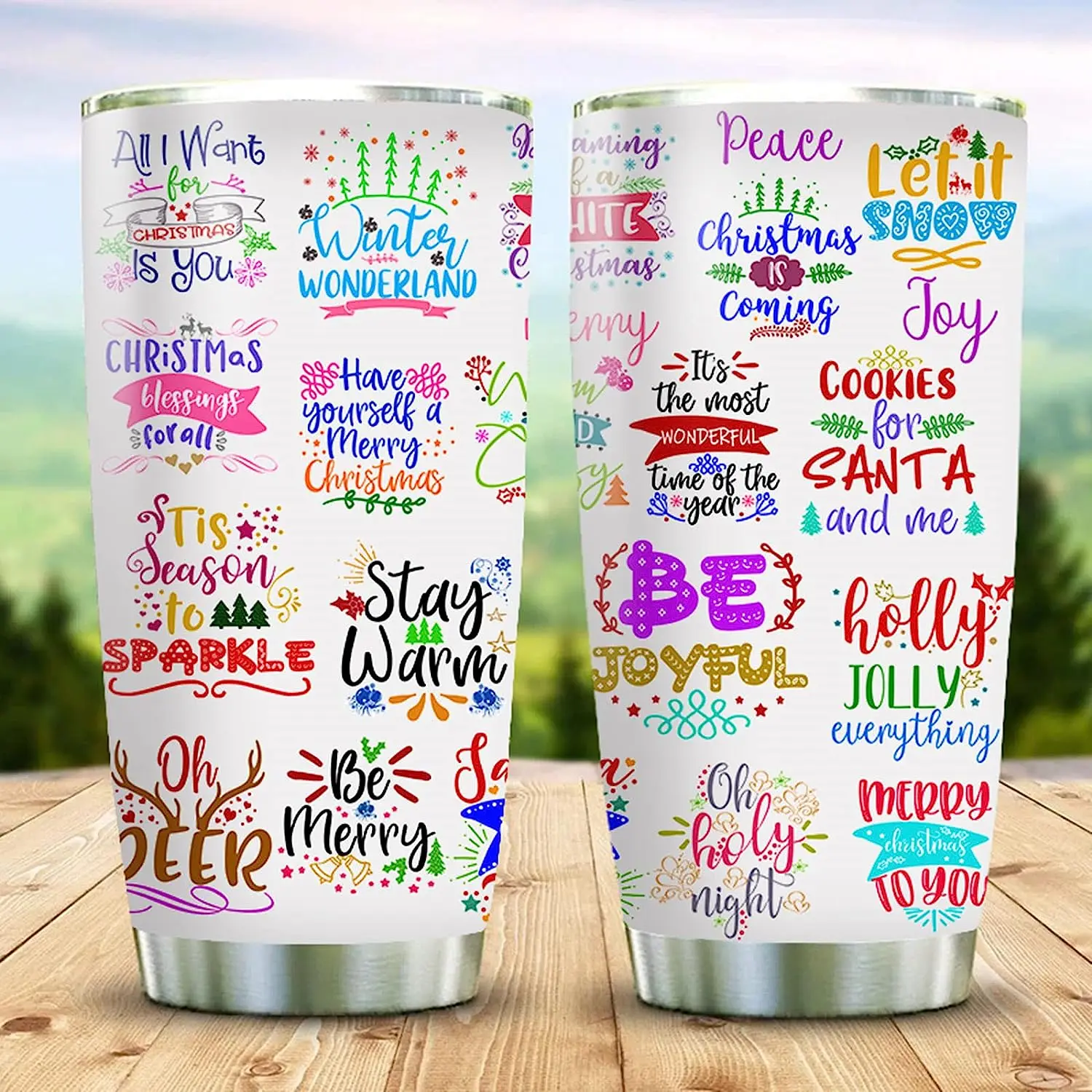 Christmas Stainless Steel Tumbler 20 Oz Mugs Travel Noel Cup Gifts for Women Men Child on Holiday Birthday Party Christmas
Christmas Stainless Steel Tumbler 20 Oz Mugs Travel Noel Cup Gifts for Women Men Child on Holiday Birthday Party Christmas