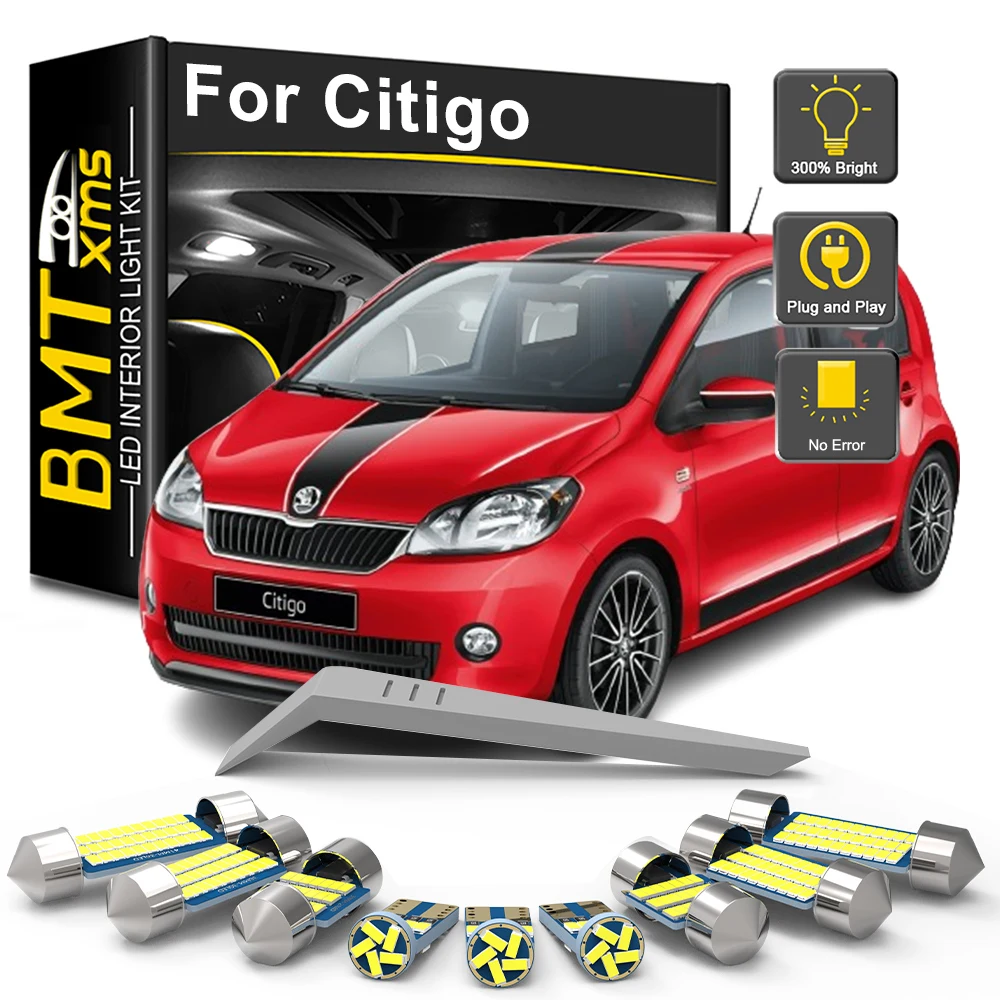 BMTxms 7Pcs LED Interior Light Bulb Kit For Skoda Citigo 2012-2018 2019 2020 2021 2022 Car Reading Dome Trunk Indoor Lamp
BMTxms 7Pcs LED Interior Light Bulb Kit For Skoda Citigo 2012-2018 2019 2020 2021 2022 Car Reading Dome Trunk Indoor Lamp