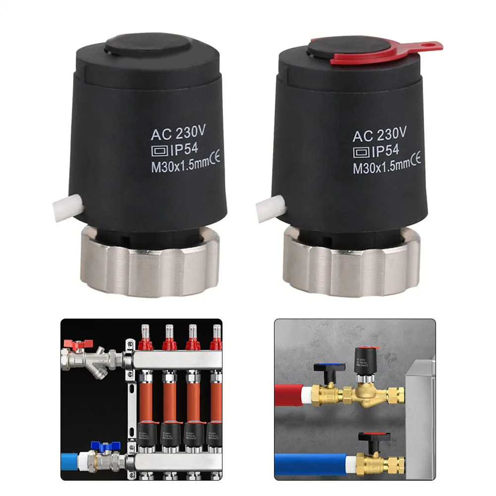 1PC Electric Floor Heating Actuator 230V AC Manifold Thermostatic Water Distributor LCD Panel Normally Open Closed M30x1.5MM
1PC Electric Floor Heating Actuator 230V AC Manifold Thermostatic Water Distributor LCD Panel Normally Open Closed M30x1.5MM