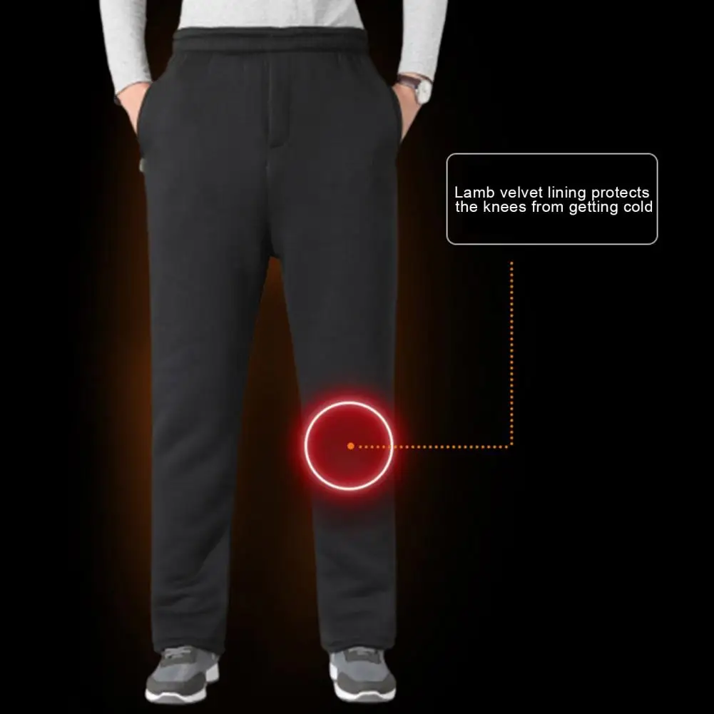 Side Pocket Sweatpants Mid-aged Men's Loose Wide Leg Warm Sweatpants with Plush Lining Plus Size Pockets Men Fleece Pants
Side Pocket Sweatpants Mid-aged Men's Loose Wide Leg Warm Sweatpants with Plush Lining Plus Size Pockets Men Fleece Pants