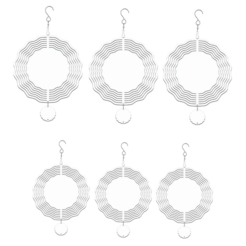 6Pack 10Inch/8Inch Sublimation Wind Spinner Blanks 3D Wind Spinners Hanging Wind Spinners For Indoor Outdoor Garden
6Pack 10Inch/8Inch Sublimation Wind Spinner Blanks 3D Wind Spinners Hanging Wind Spinners For Indoor Outdoor Garden