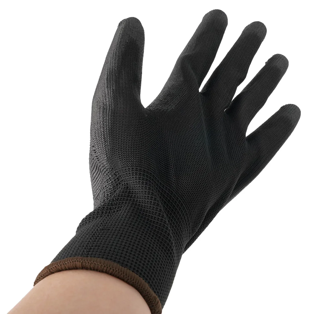 Hand Protect Work Gloves Nylon PU Coated Safety 12 Pairs Antiskid Black Dust-proof Flexible Gardening Supplies
Hand Protect Work Gloves Nylon PU Coated Safety 12 Pairs Antiskid Black Dust-proof Flexible Gardening Supplies