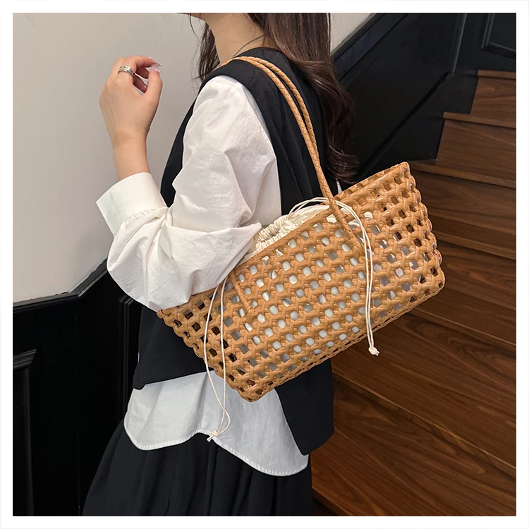 Vegetable basket women straw bags female summmer beach bag lady travel bags designer handbag handmade woven rattan bag shoulder 9 S58bb995d7455428e81b5a80ba87cd9feL