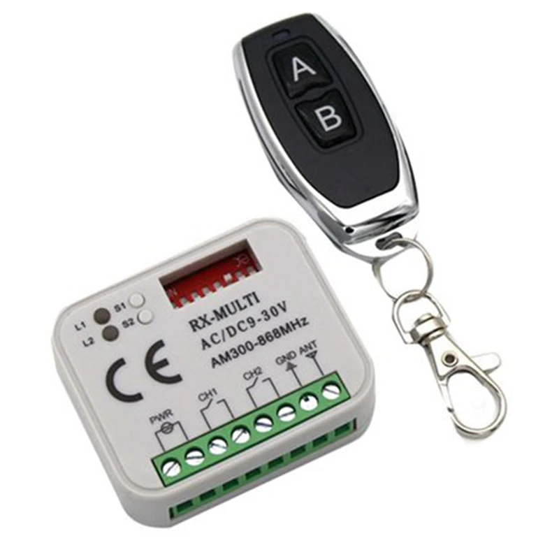 Multi-Frequency Receiver Control Switch RX-MULTI As Shown For Access Control Wireless Remote Controller 
Multi-Frequency Receiver Control Switch RX-MULTI As Shown For Access Control Wireless Remote Controller