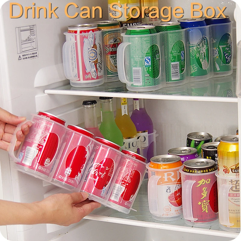 4 Hole Beverage Soda Drink Can Organizer Racks Fridge Drink Bottle Holder Beer Refrigeration Shelf Home Kitchen Storage Box Case
4 Hole Beverage Soda Drink Can Organizer Racks Fridge Drink Bottle Holder Beer Refrigeration Shelf Home Kitchen Storage Box Case