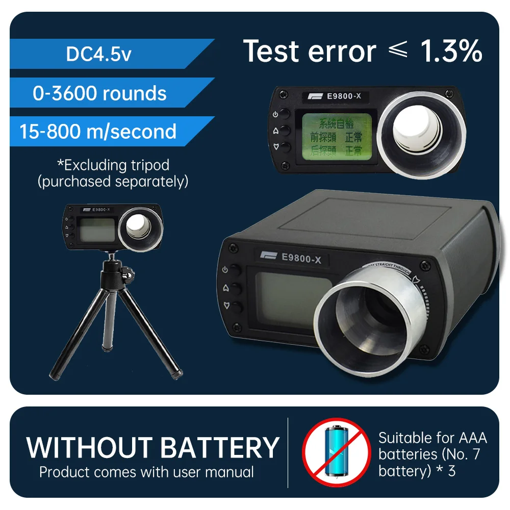 Speed Measuring Instrument Car Speedometer Speed Chronograph For Shooting Speed Meter Velocity Energy Measurement Speed Tester
Speed Measuring Instrument Car Speedometer Speed Chronograph For Shooting Speed Meter Velocity Energy Measurement Speed Tester