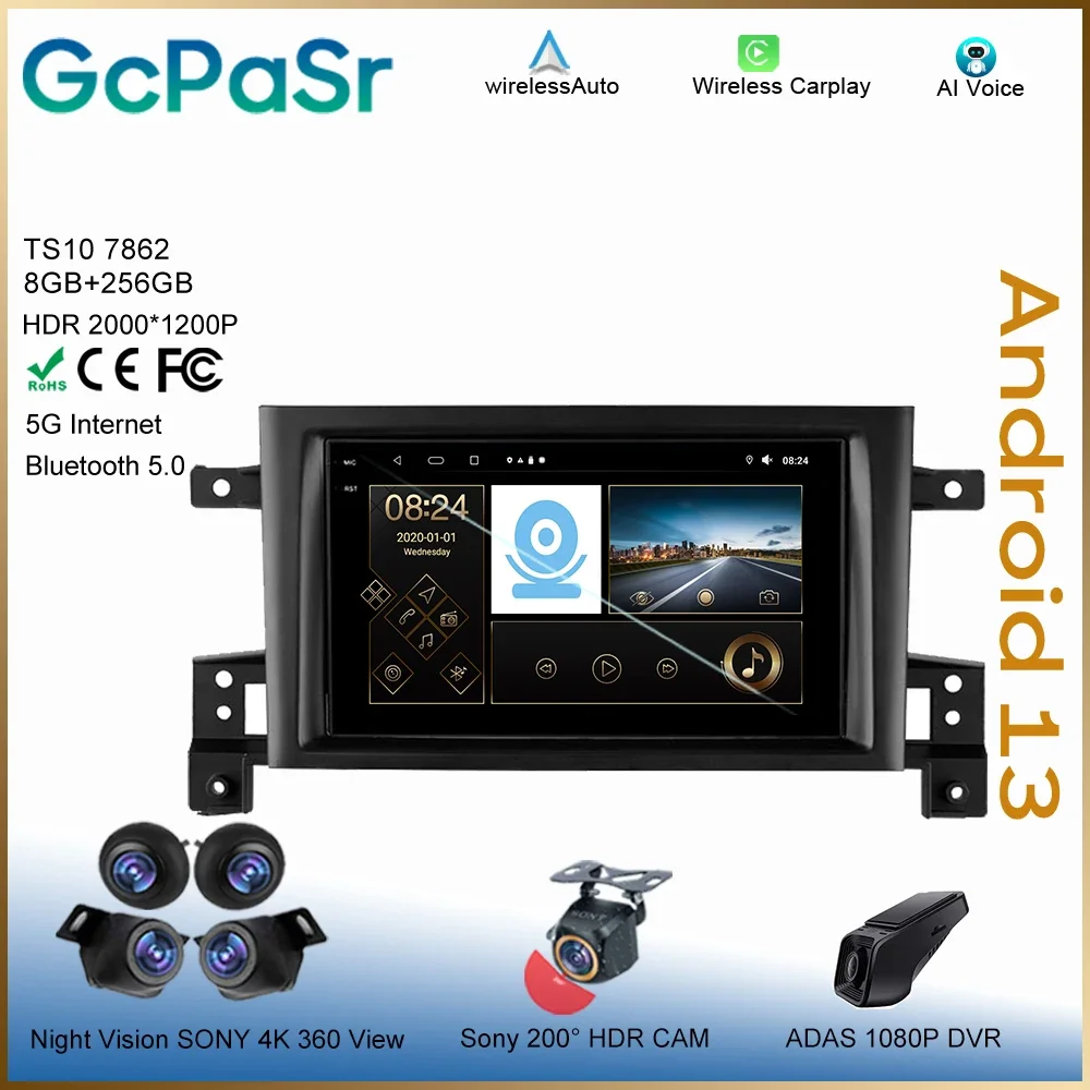 Android для Suzuki Grand Vitara 3 2005 - 2015 мультимедиа 7862 видеорегистратор ЦП QLED Carplay стерео радио высокая производительность HDR WIFI Cam
Android для Suzuki Grand Vitara 3 2005 - 2015 мультимедиа 7862 видеорегистратор ЦП QLED Carplay стерео радио высокая производительность HDR WIFI Cam