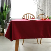 Polyester Tablecloths, Waterproof Table Covers Pure Color Simplicity Red Dining Table Coffee Table Deco
Polyester Tablecloths, Waterproof Table Covers Pure Color Simplicity Red Dining Table Coffee Table Deco