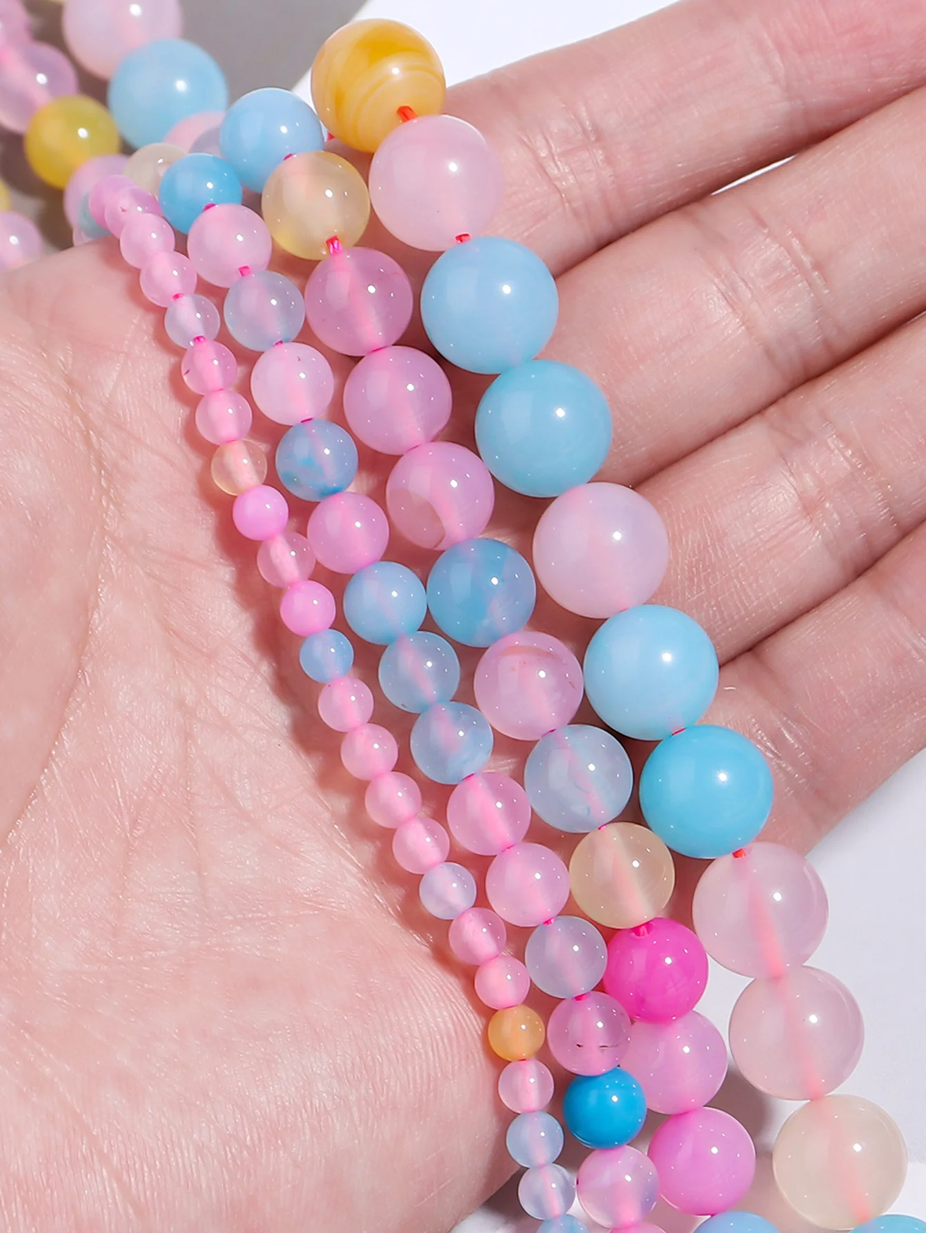 Rttooas Colorful Morgan Agate Jewelry Making Round Bead String 4 6 8 10MM DIY Bracelet Necklace Jewelry Loose Beads
Rttooas Colorful Morgan Agate Jewelry Making Round Bead String 4 6 8 10MM DIY Bracelet Necklace Jewelry Loose Beads