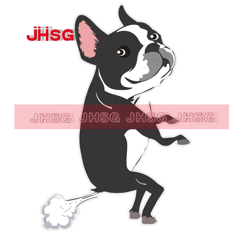 JHSG Car Stickers Animal Funny Car Stickers Boston Dog Fart Decals Car Motorcycle Decoration Stickers Can Be Customized
JHSG Car Stickers Animal Funny Car Stickers Boston Dog Fart Decals Car Motorcycle Decoration Stickers Can Be Customized