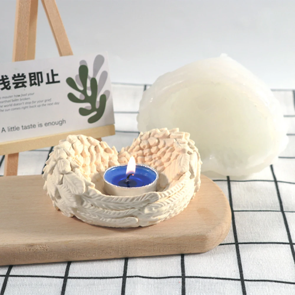 Candle Holder Molds Tealight Holder Concrete Molds Aroma Gypsum Dish Mold Wings Shaped Jewelry Bowl Plaster Mold DIY Home Crafts
Candle Holder Molds Tealight Holder Concrete Molds Aroma Gypsum Dish Mold Wings Shaped Jewelry Bowl Plaster Mold DIY Home Crafts