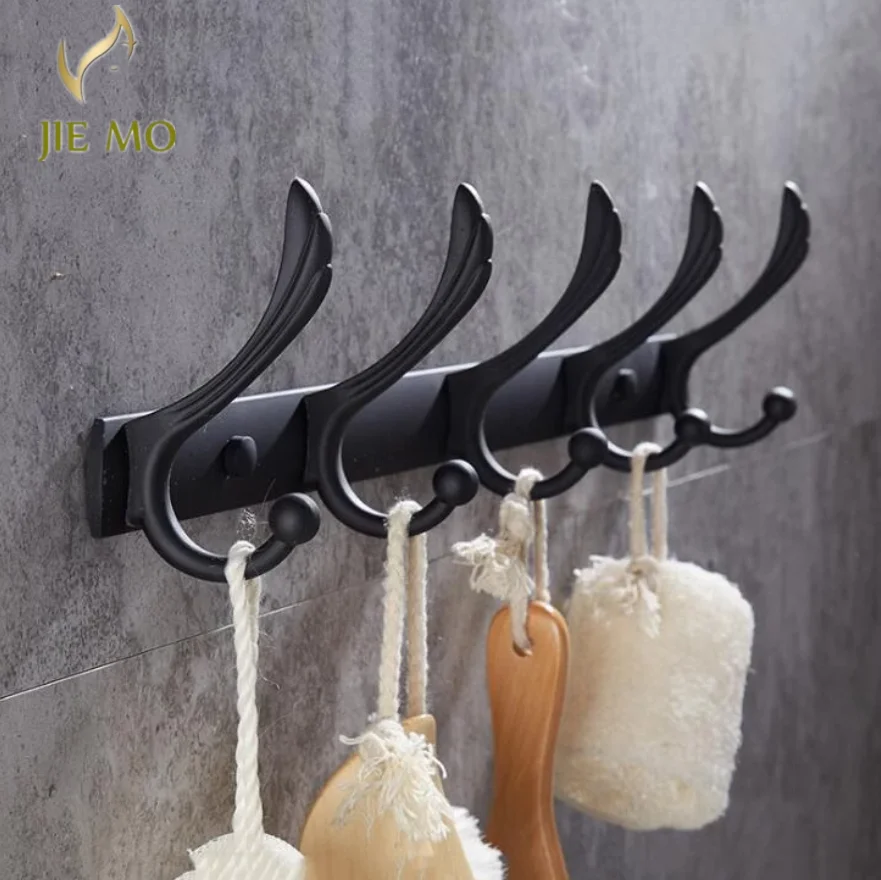 3/4/5/6/7 hooks black New Design Robe Hook,Clothes Hook,space aluminum Construction with black finish
3/4/5/6/7 hooks black New Design Robe Hook,Clothes Hook,space aluminum Construction with black finish