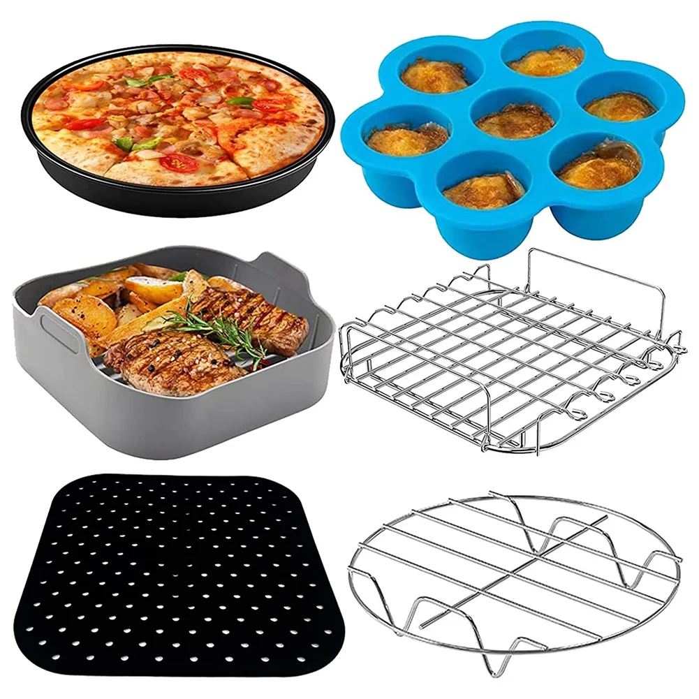 5.5 L Square Compressed Air Fryer Accessories, for Cosori Ninja Cecotec Innsky Philips 5.5 L, 6 L, 6.2 L Air Fryer
5.5 L Square Compressed Air Fryer Accessories, for Cosori Ninja Cecotec Innsky Philips 5.5 L, 6 L, 6.2 L Air Fryer