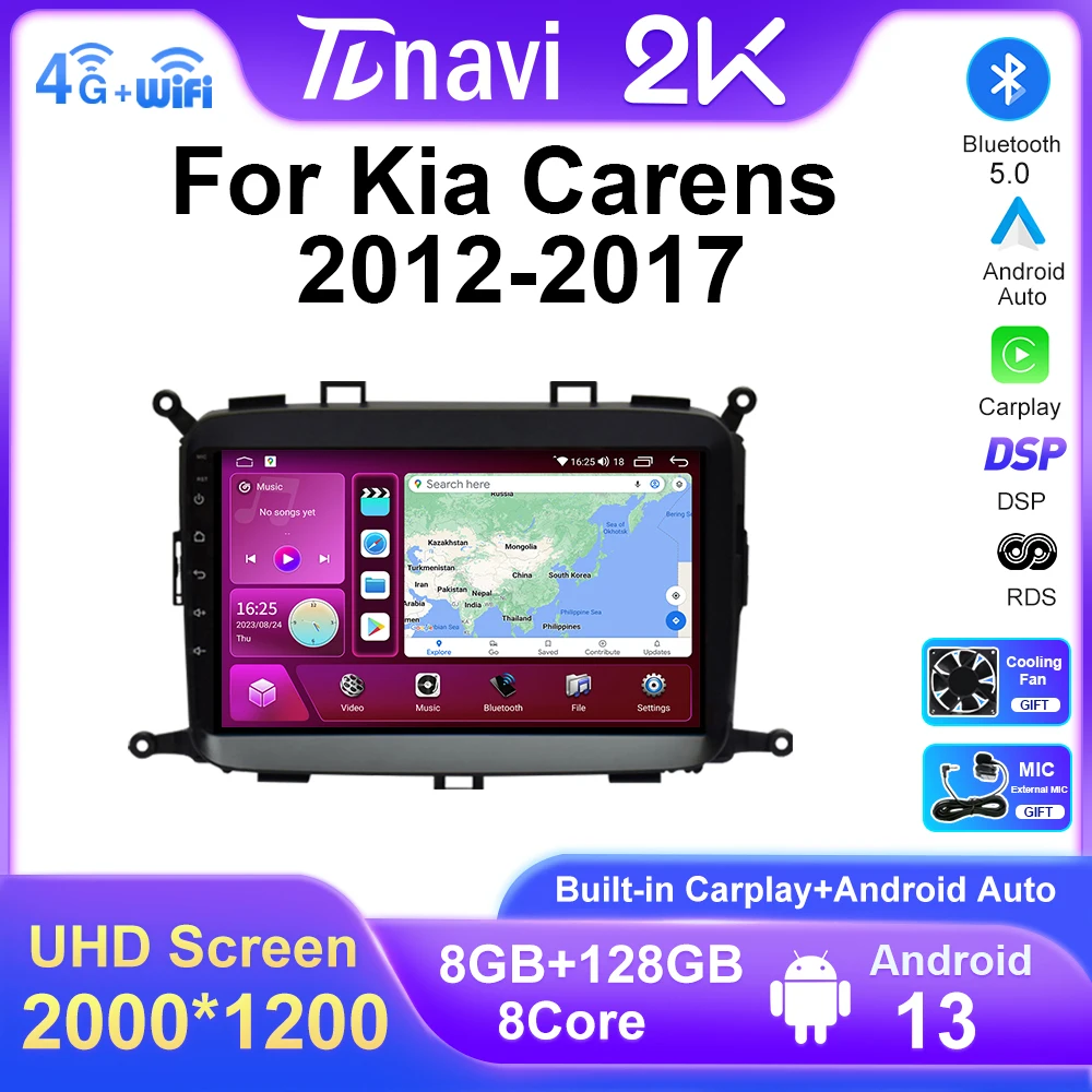 Android 13 For KIA Carens 2017 2016 2015 2014 2013 2012 Car Radio Autoradio Player 2din Multimedia With steering wheel control
Android 13 For KIA Carens 2017 2016 2015 2014 2013 2012 Car Radio Autoradio Player 2din Multimedia With steering wheel control