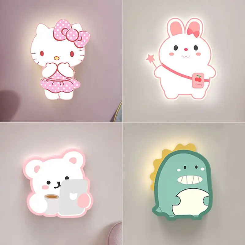 Kawaii Productos Hello Kitty LED Light for Room Decor Cartoon Children's Room Bedroom Eye Protection Room Wall Lights for Girls
Kawaii Productos Hello Kitty LED Light for Room Decor Cartoon Children's Room Bedroom Eye Protection Room Wall Lights for Girls