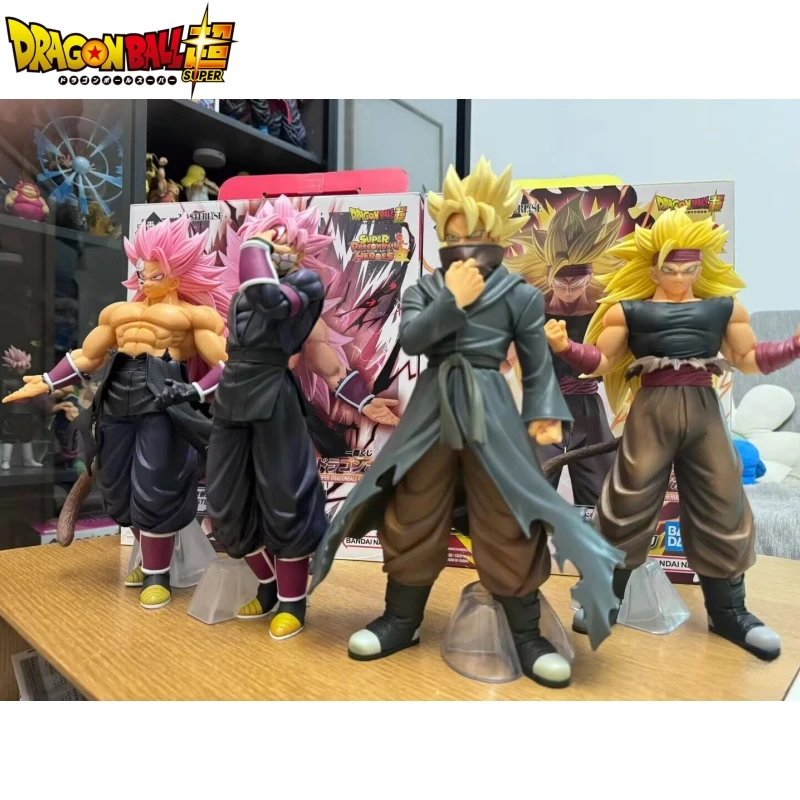 

Dragon Ball One Reward Fifth Mission Black Goku Pink Super Blue Super 3 Goku Broly Collectible Action Figures Model Ornaments
