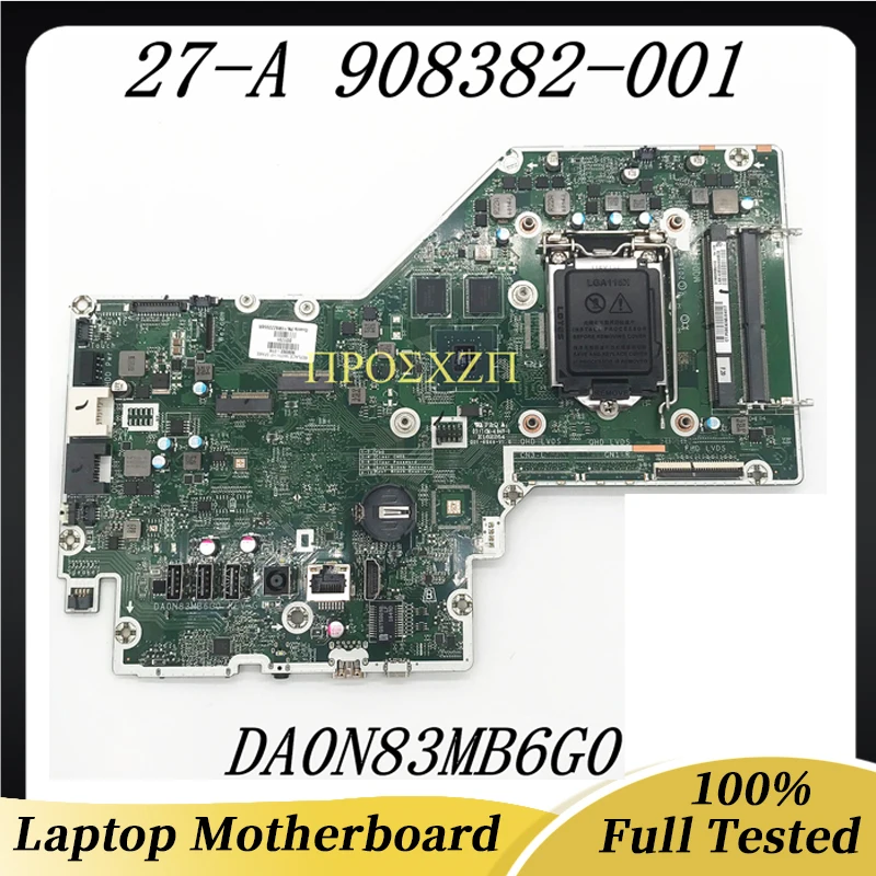 908382-001 908382-601 High Quality Mainboard For HP 27-A Laptop Motherboard DA0N83MB6G0 With N16S-GMR-S-A2 GPU 100% Working Well
908382-001 908382-601 High Quality Mainboard For HP 27-A Laptop Motherboard DA0N83MB6G0 With N16S-GMR-S-A2 GPU 100% Working Well