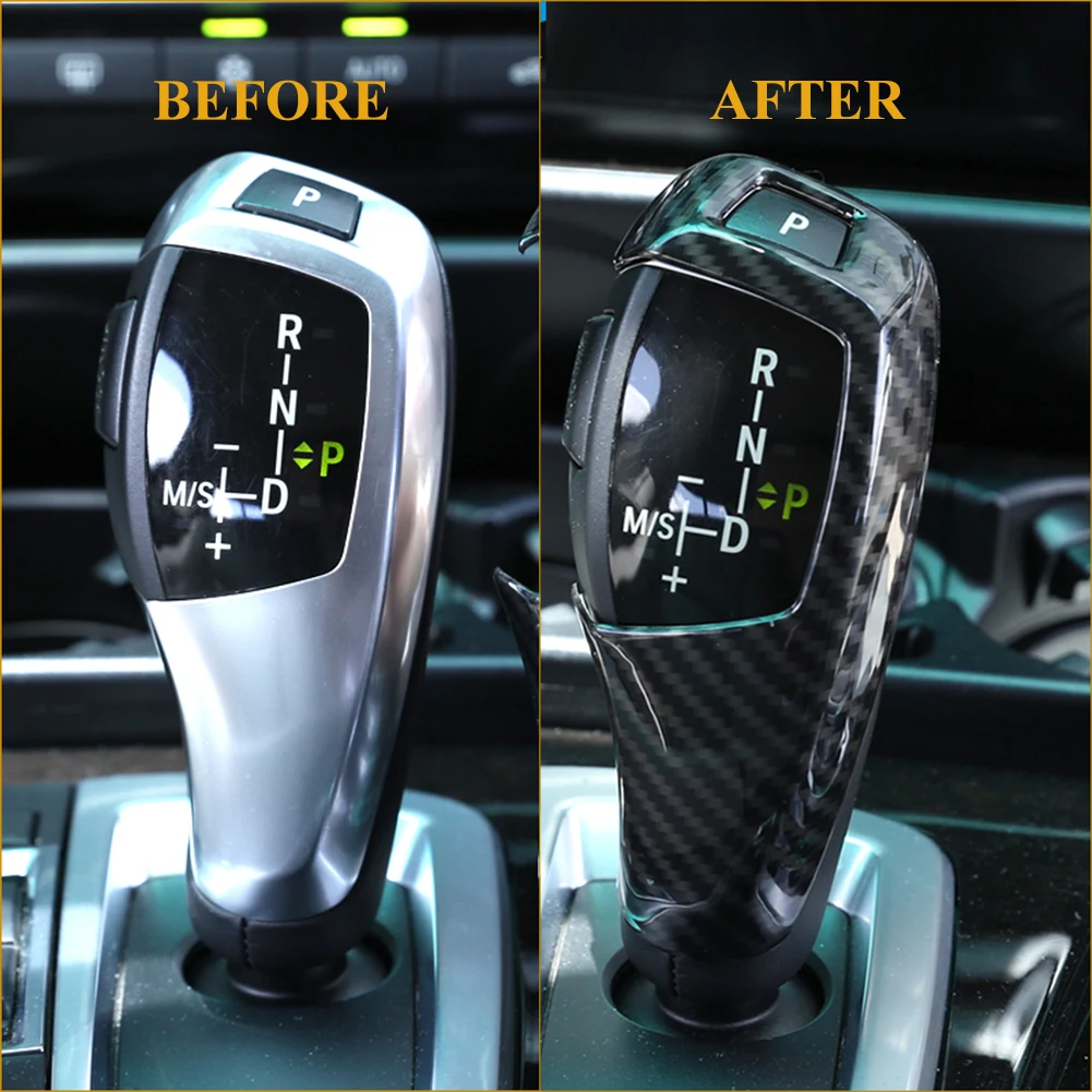 Carbon Fiber ABS Car Gear Shift Knob Cover Trim Sticker Auto Interior Accessories For BMW Series 5 E60 E70 E71 X5 X6
Carbon Fiber ABS Car Gear Shift Knob Cover Trim Sticker Auto Interior Accessories For BMW Series 5 E60 E70 E71 X5 X6
