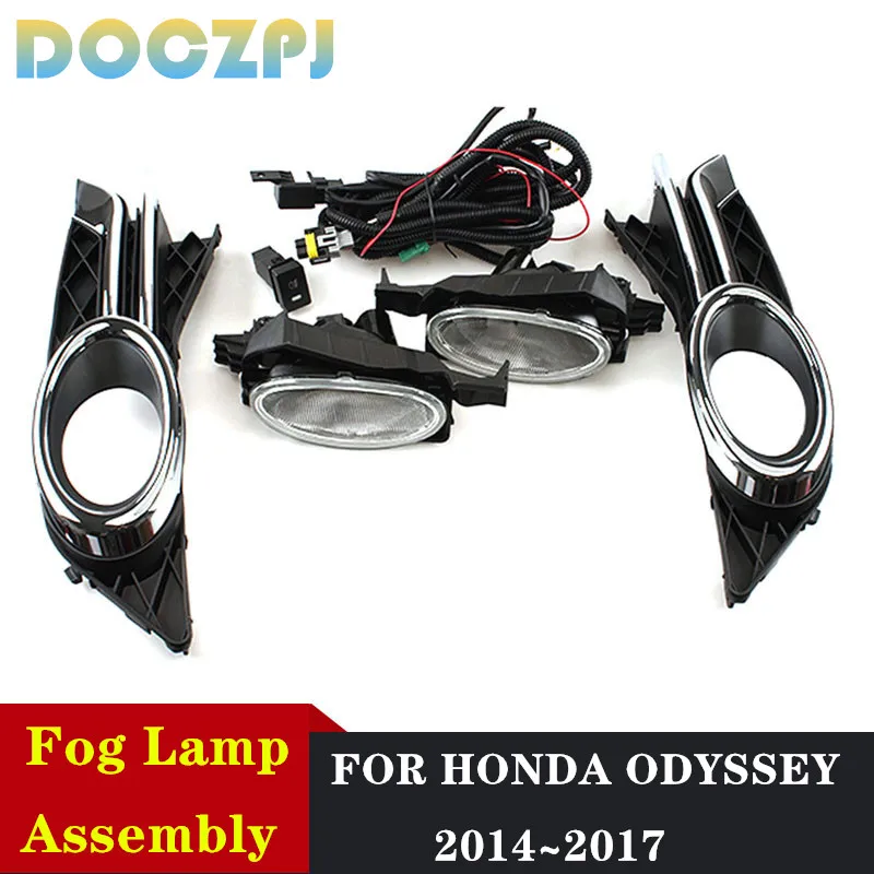 1Set Car Front Bumper Driving Foglight Fog Lamp Assembly For HONDA ODYSSEY 2014 2015 2016 2017 With Switch Upgrade Kit
1Set Car Front Bumper Driving Foglight Fog Lamp Assembly For HONDA ODYSSEY 2014 2015 2016 2017 With Switch Upgrade Kit