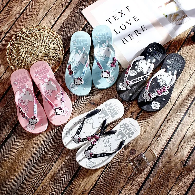 Kawaii Sanrio Anime Sandals Cute Hello Kitty Cartoon Anti Slip and Versatile Wearing Flip Flops Outside The Beach Gift for Girl
Kawaii Sanrio Anime Sandals Cute Hello Kitty Cartoon Anti Slip and Versatile Wearing Flip Flops Outside The Beach Gift for Girl