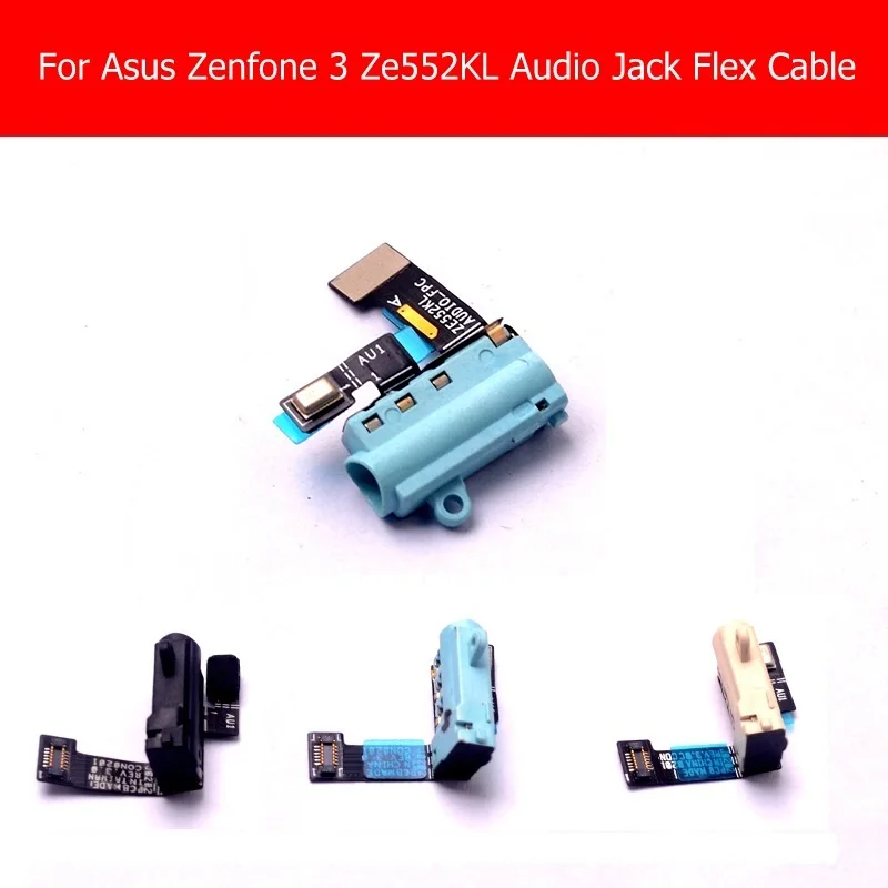 

Genuine Audio Jack Flex Cable For Asus Zenfone 3 Ze552KL Z012DA Z017DE 5.5" Headphone Jack Flex Cable Earphone Jack Flex Cable