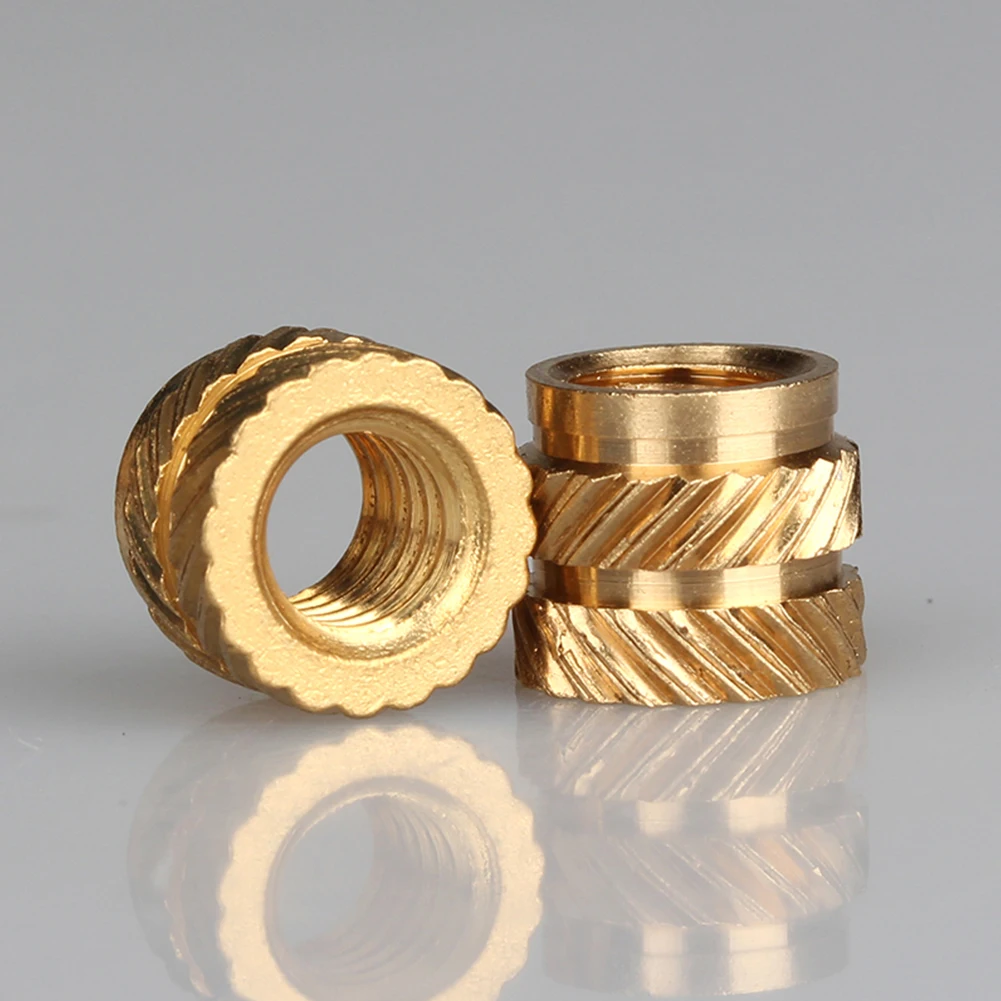 100pcs Threaded Inserts M2.5x4x3.5 M2.5x5x3.5 Brass Gold For Solid Fixing PCB Mounting Electronics Injection Molding Hex Nuts
100pcs Threaded Inserts M2.5x4x3.5 M2.5x5x3.5 Brass Gold For Solid Fixing PCB Mounting Electronics Injection Molding Hex Nuts