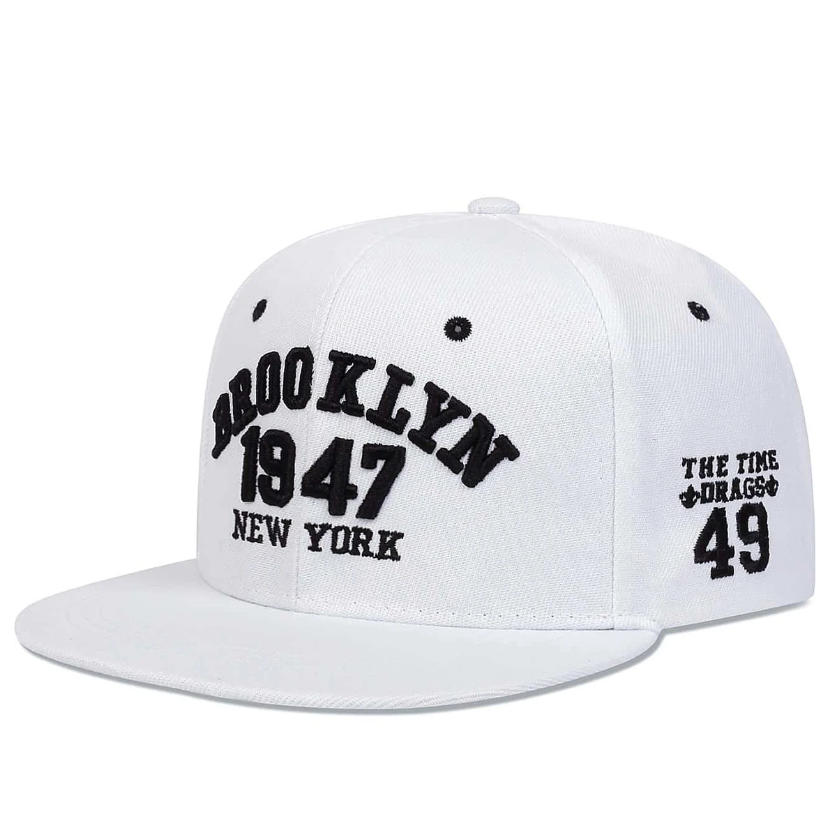 New Brooklyn Letter 1947 Embroidered Spliced Hip Hop Retro Men's Hat Casual and Handsome Versatile Baseball Hat
New Brooklyn Letter 1947 Embroidered Spliced Hip Hop Retro Men's Hat Casual and Handsome Versatile Baseball Hat