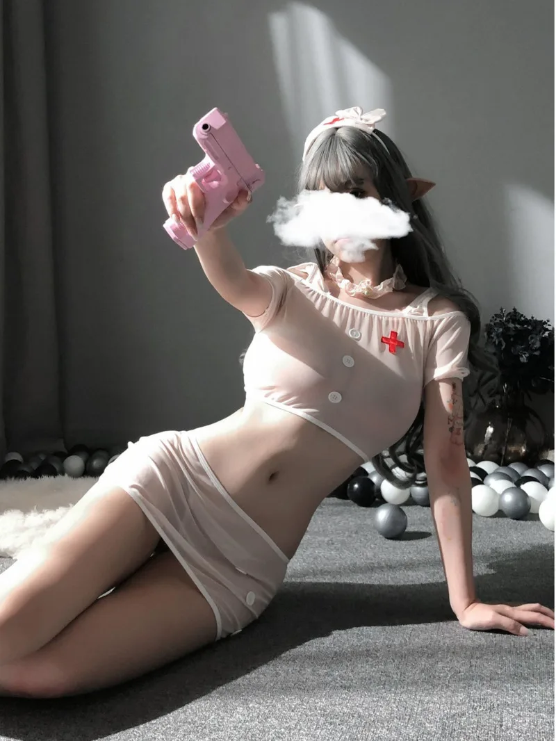 Sexy Underwear Cute Nurse Hot Clothes Clothes Mature Charm Elegant Hollow Out Super Uniform Seduction Passion Skirt Set OQLL
Sexy Underwear Cute Nurse Hot Clothes Clothes Mature Charm Elegant Hollow Out Super Uniform Seduction Passion Skirt Set OQLL