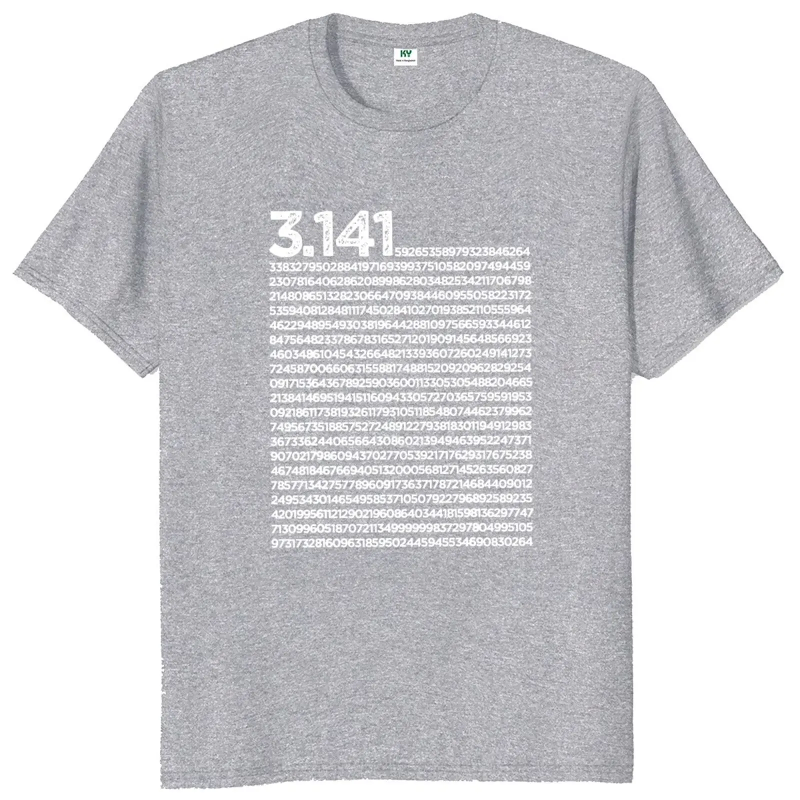 

Pi Day Math Irrational Number Circumference T Shirt Geek Nerd Style Funny Unisex Tshirt 100% Cotton Oversized Men's Clothing