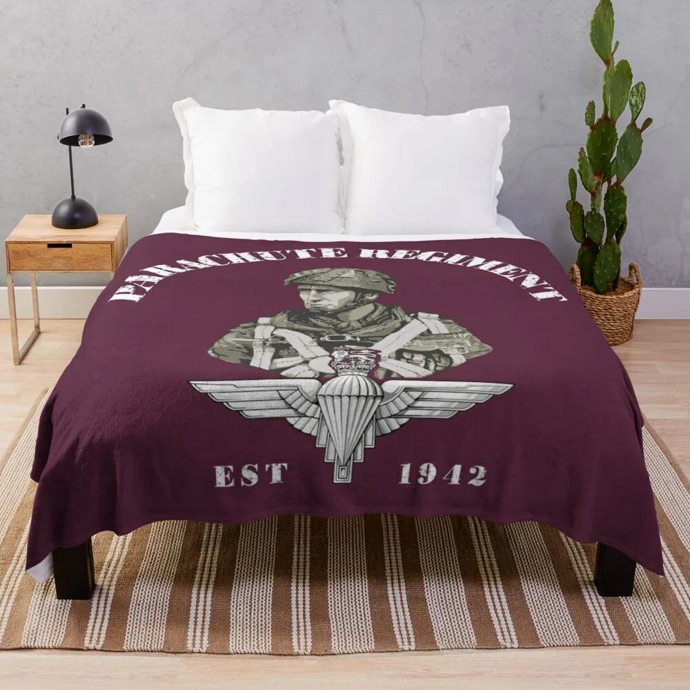 PARACHUTE REGIMENT - EST 1942 Throw Blanket Flannels Blanket 
PARACHUTE REGIMENT - EST 1942 Throw Blanket Flannels Blanket