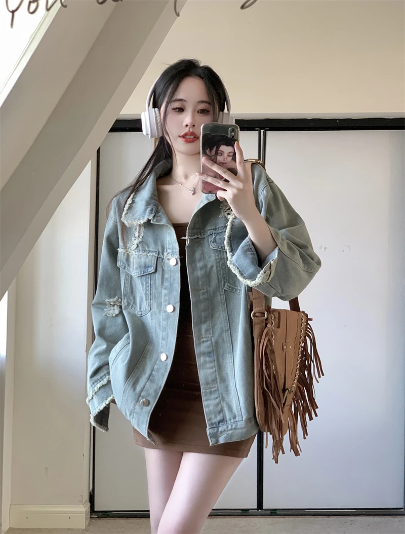 2023 Spring New Women's Coat Vintage Fashion Style Versatile Old Long Sleeve Loose Polo Neck Jacket Free Shipping
2023 Spring New Women's Coat Vintage Fashion Style Versatile Old Long Sleeve Loose Polo Neck Jacket Free Shipping