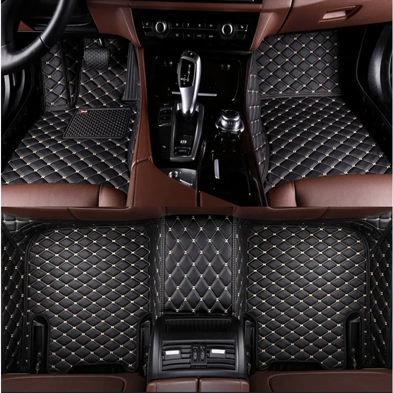 

Custom 3D Car Floor Mats for Toyota LAND CRUISER PRADO 7 Seat 2010-2019 C-HR Hybrid Interior Accessories Artificial Leather