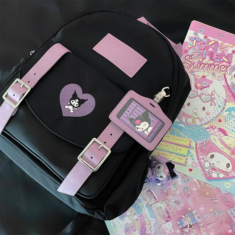 Sanrio Jade Dog Melody Kuromi Hello Kitt Kawaii Canvas Girls Casual Backpack Backpack Child Girl Fashion Accessories
Sanrio Jade Dog Melody Kuromi Hello Kitt Kawaii Canvas Girls Casual Backpack Backpack Child Girl Fashion Accessories