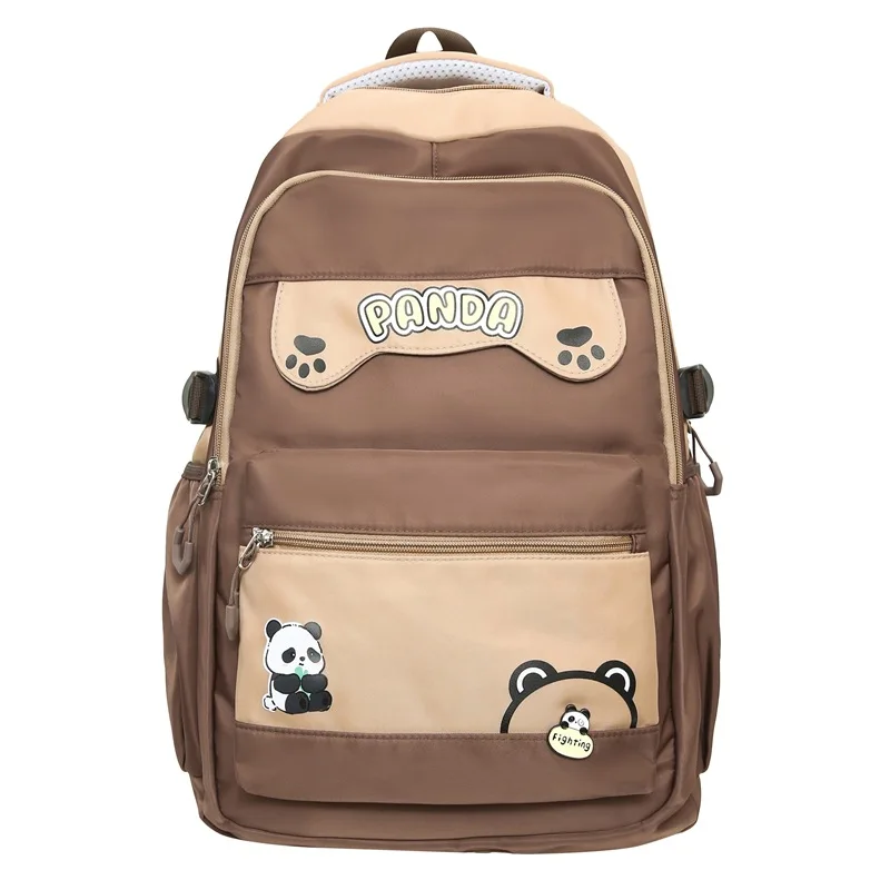 

Teenager School Bags for Girls Middle Student Backpack Women Nylon Cute Cartoon Campus Korean Bagpack