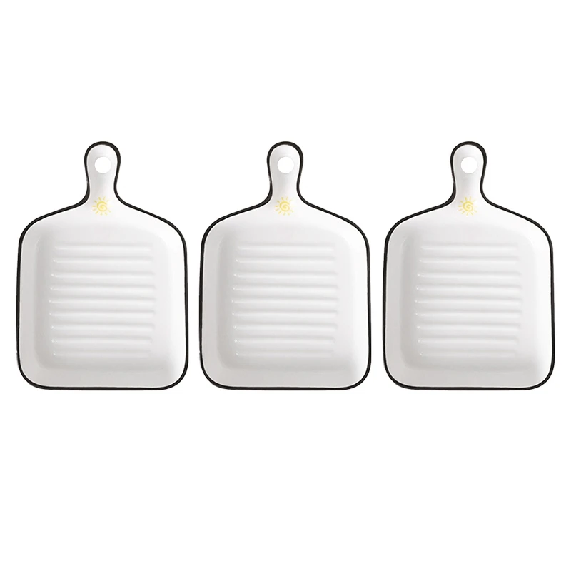 HOT SALE 3 Pcs Ceramic Bakeware Black Top Painted Ceramic Single Handle Dinner Plate Ceramic Bakeware Bakeware
HOT SALE 3 Pcs Ceramic Bakeware Black Top Painted Ceramic Single Handle Dinner Plate Ceramic Bakeware Bakeware