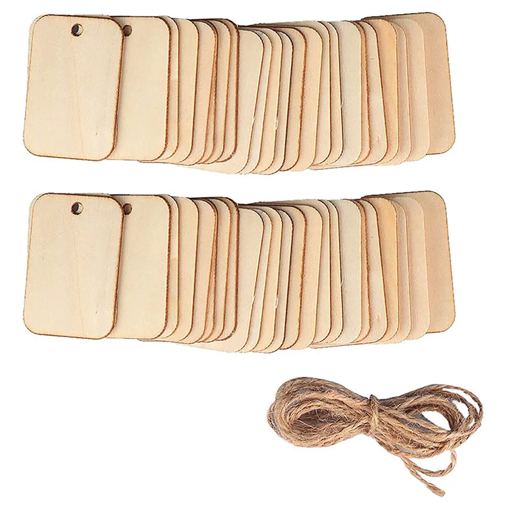 10Pcs Unfinished Wood Slice Tags Rectangle Wooden Hang Tags Healthy Natural Material Intimate Design Craft Hangtags
10Pcs Unfinished Wood Slice Tags Rectangle Wooden Hang Tags Healthy Natural Material Intimate Design Craft Hangtags