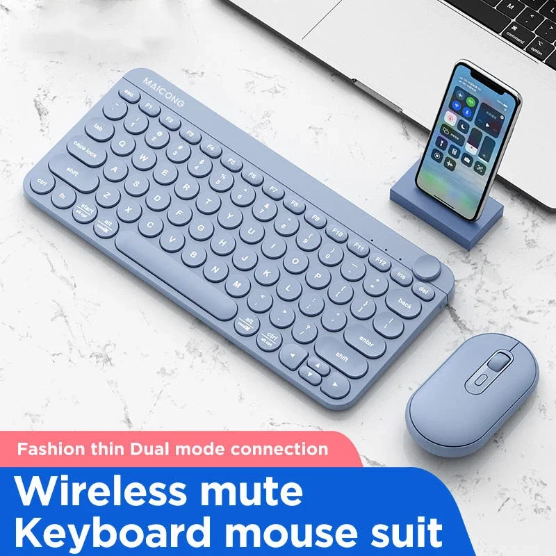 

Беспроводная клавиатура и мышь Combo 2,4G USB полный размер 104 клавиш мини-клавиатура и мышь портативная беспроводная для геймеров Windows ПК iPad