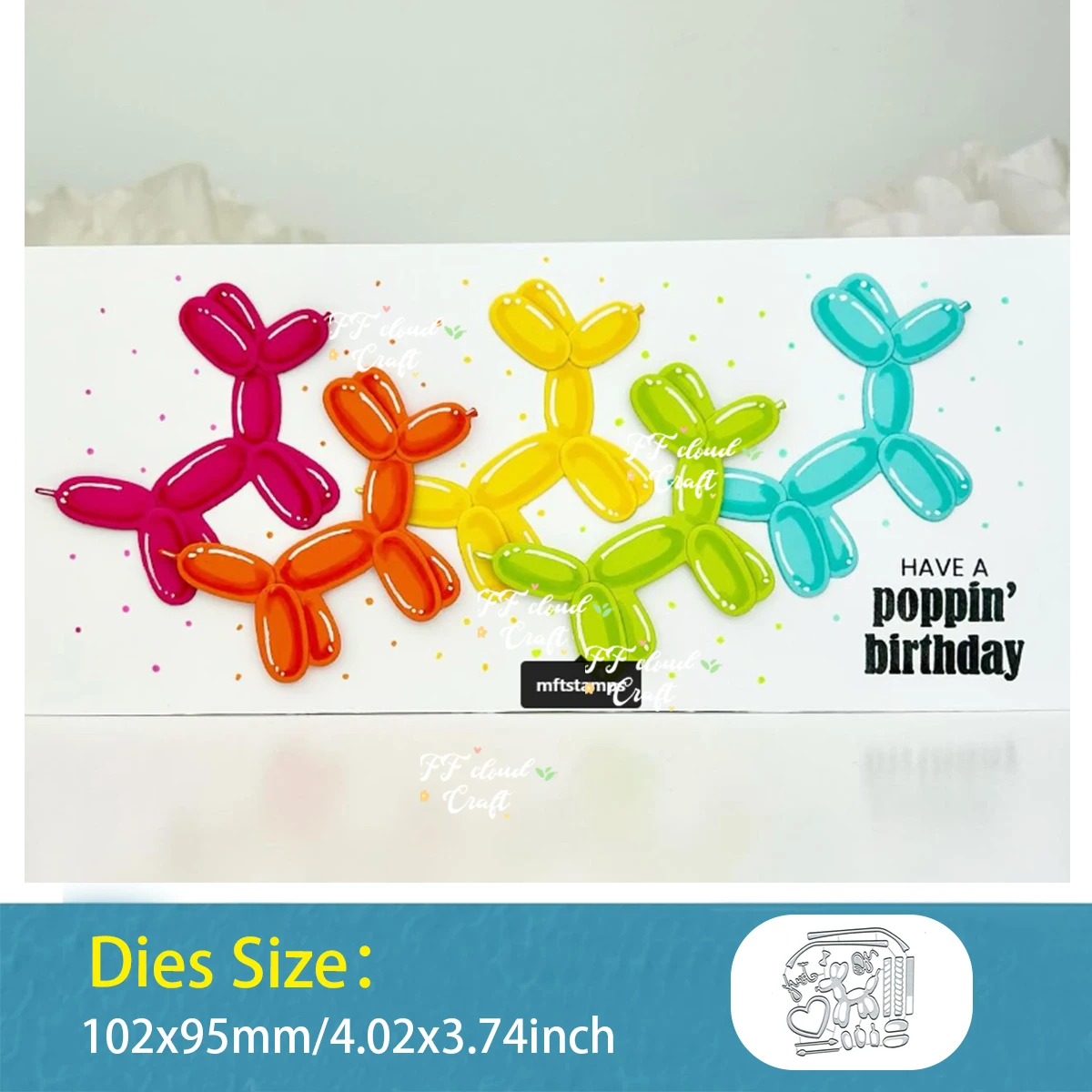 Balloon dog Greeting Card Scrapbook Paper Metal Knife Mold Manual Punch Stencil Handicraft cutting dies 2024 new arrivals
Balloon dog Greeting Card Scrapbook Paper Metal Knife Mold Manual Punch Stencil Handicraft cutting dies 2024 new arrivals