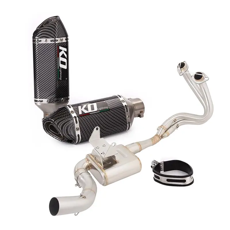 Motorcycle Exhaust Pipe Escape Box Front Link Pipe Muffler Header Tube Stainless Steel DB Killer For Kawasaki Ninja Z650 17-23
Motorcycle Exhaust Pipe Escape Box Front Link Pipe Muffler Header Tube Stainless Steel DB Killer For Kawasaki Ninja Z650 17-23